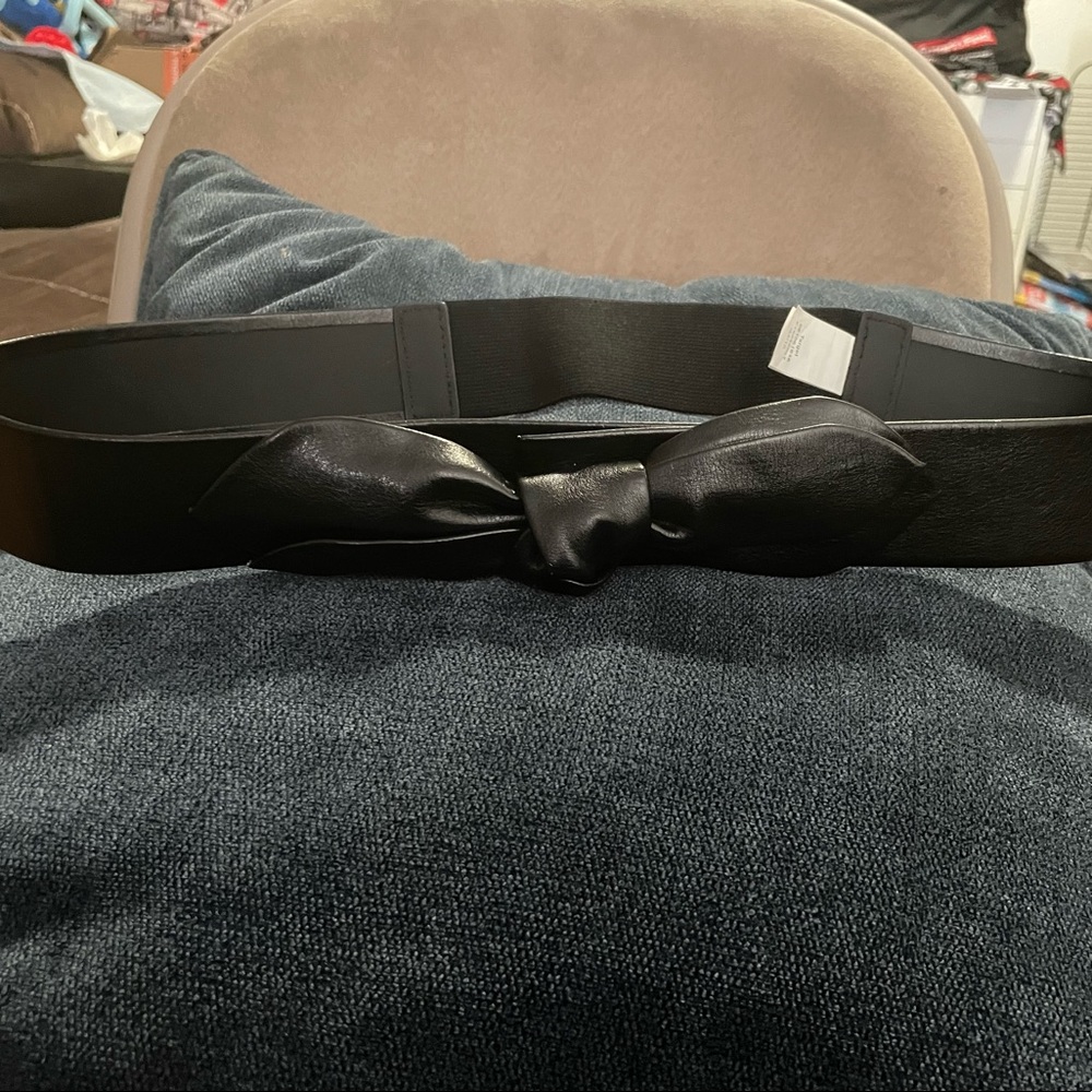 Beautiful Black Bow Waist Belt